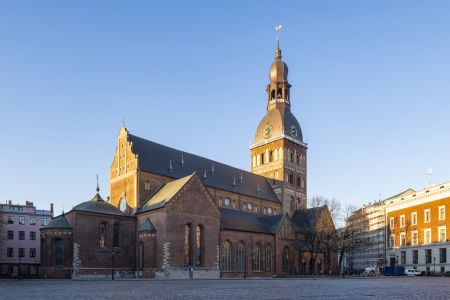 现代建筑,欧式建筑,村镇,建筑,国外,城镇,仰拍,拉脱维亚