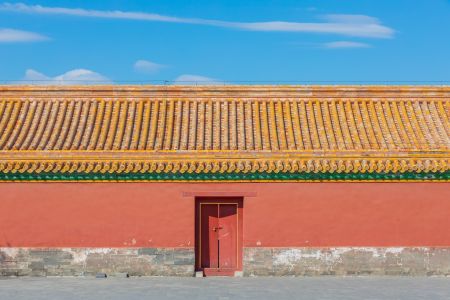 建筑,历史古迹,故宫,传统建筑,天空,白云,中国,北京,城镇,北海公园