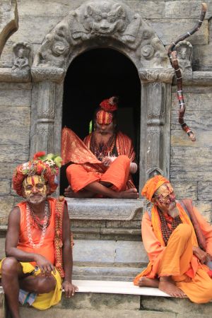 尼泊尔,苦行僧,僧人,人像,国外,特写,环境人像