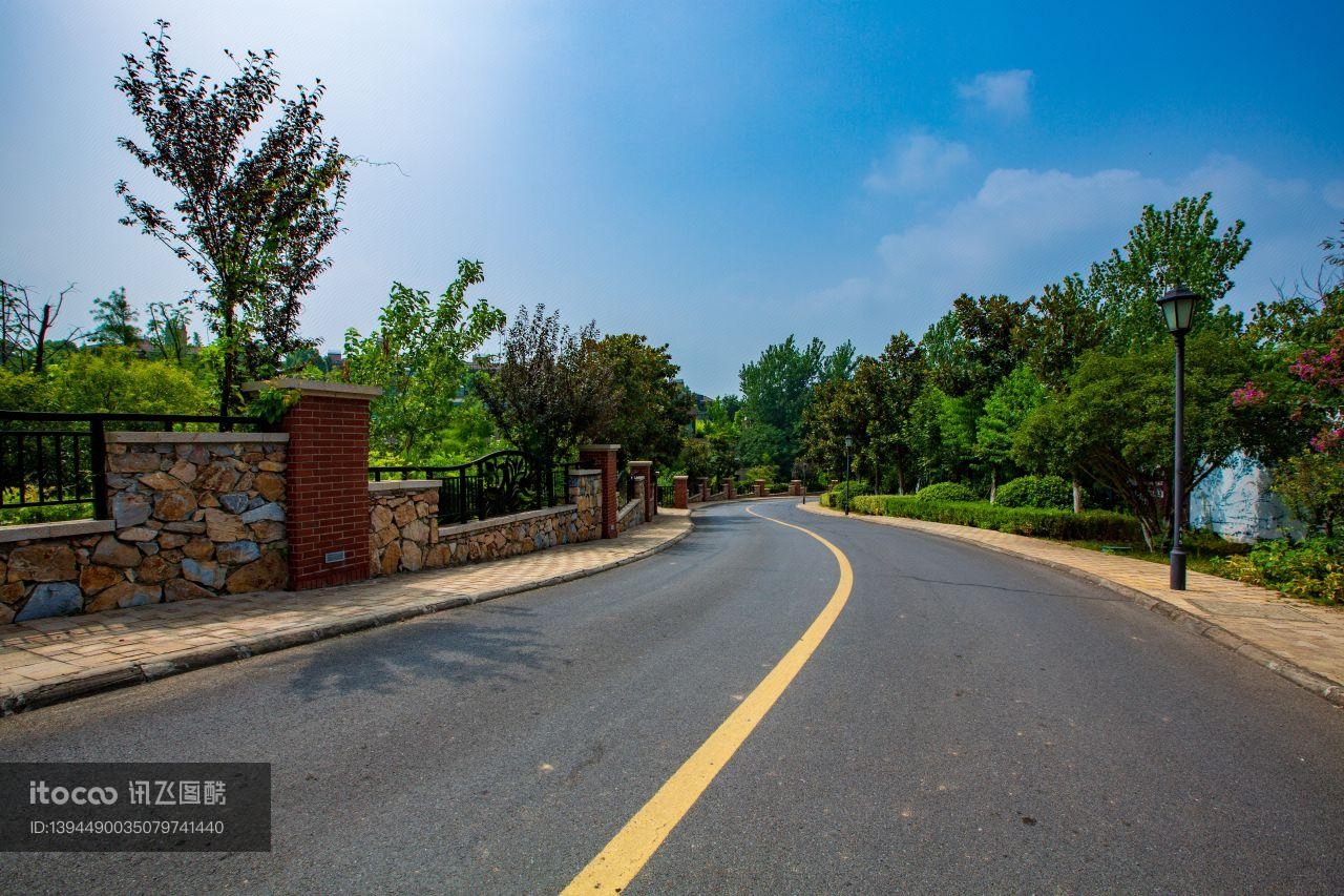 建筑,城镇,道路