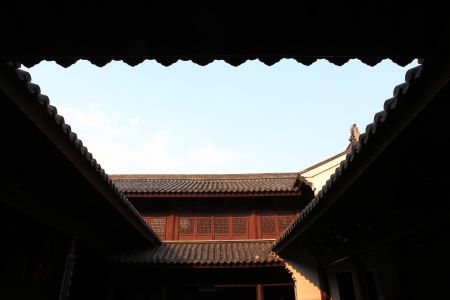 建筑,中式传统建筑,特写,仰拍,城镇