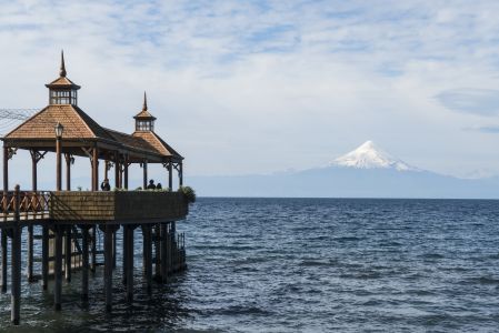 海洋,现代建筑,桥梁,国外,自然风光,建筑,智利,巴拉斯港Puerto Varas