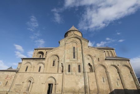 建筑,格鲁吉亚,国外,城镇,天空,白云