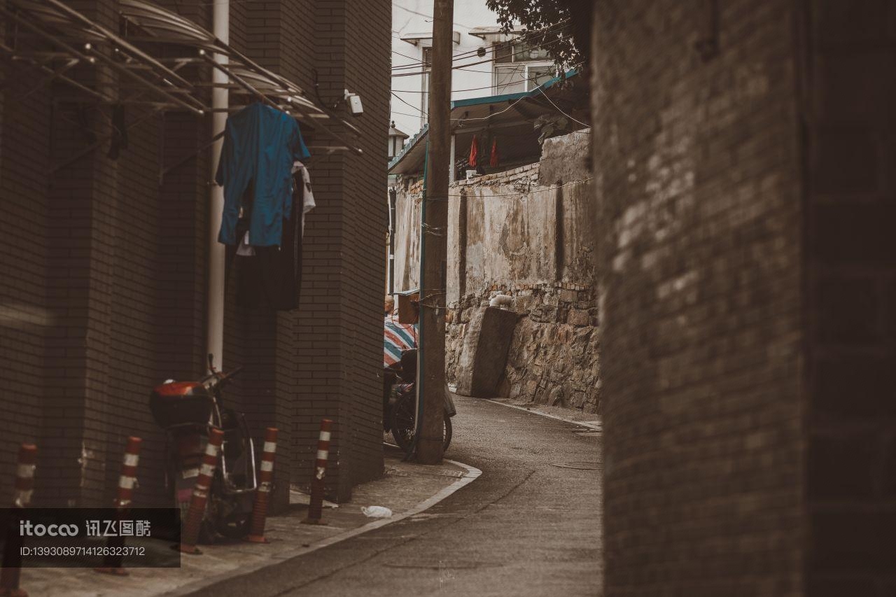 巷道,晒衣服,馒头山