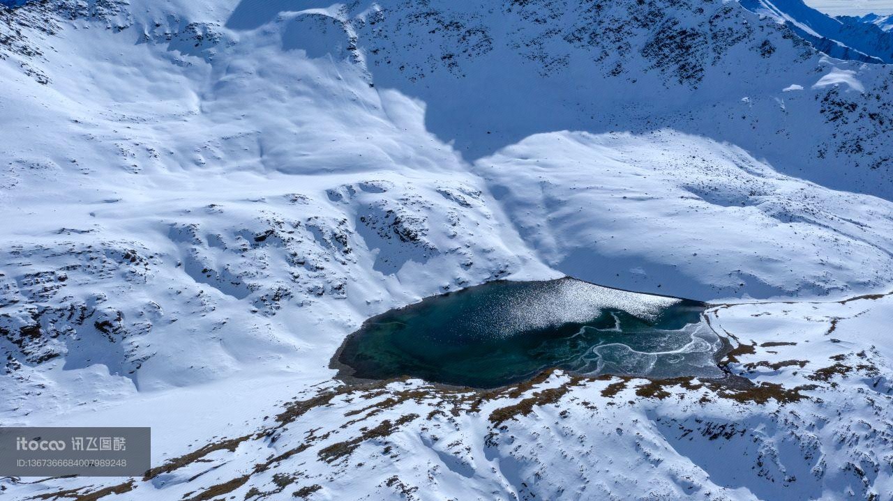 自然风光,冰雪,山峦