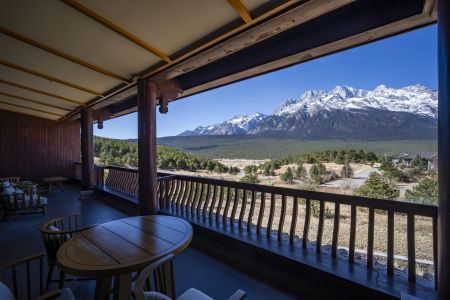 城镇,建筑,丽江,丽江金茂璞修雪山酒店,中国,云南