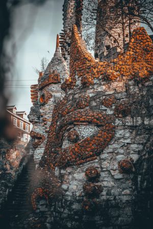 特写,仰拍,历史古迹,建筑,城镇,天空