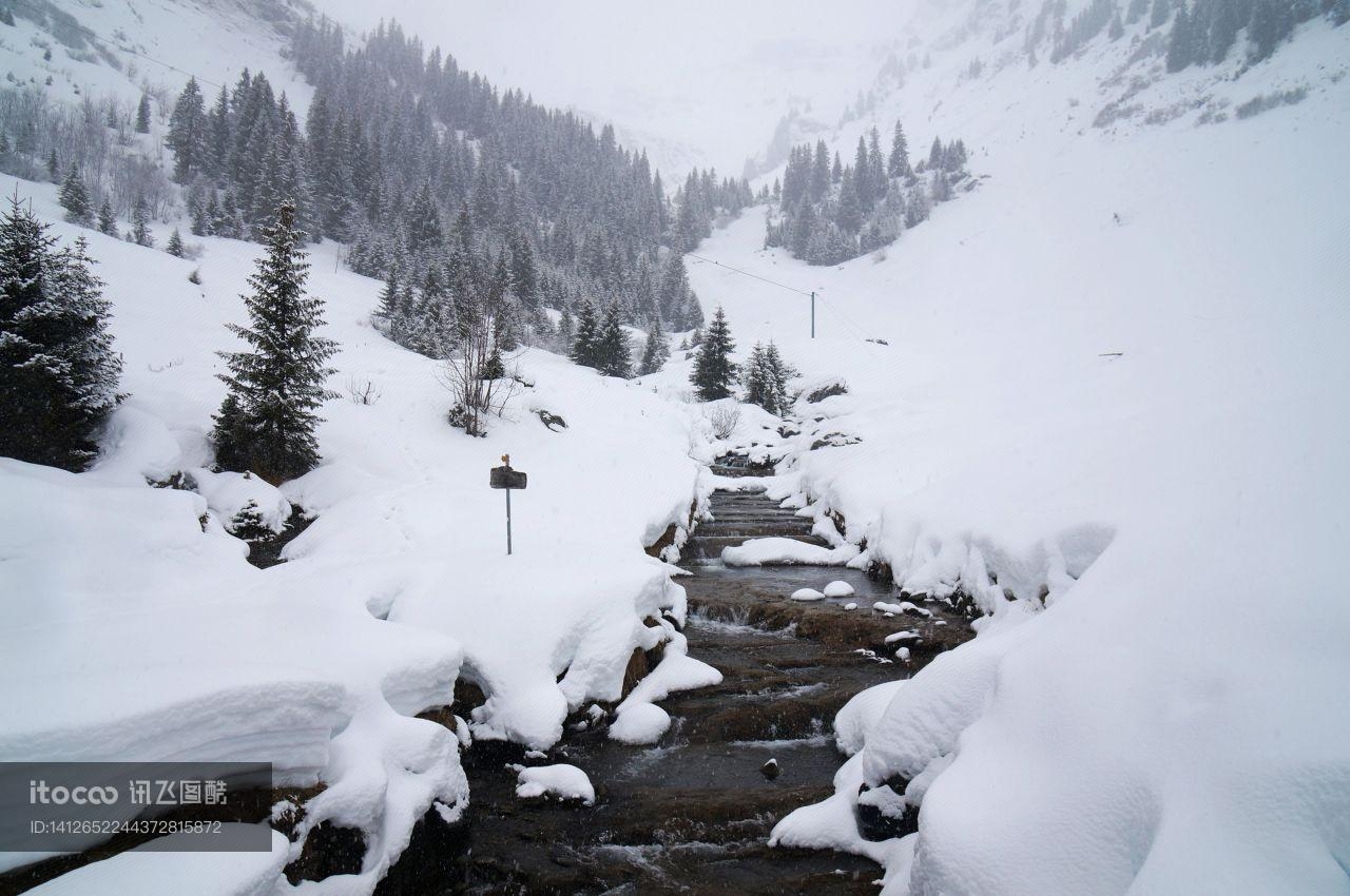 自然风光,冬天,冰雪