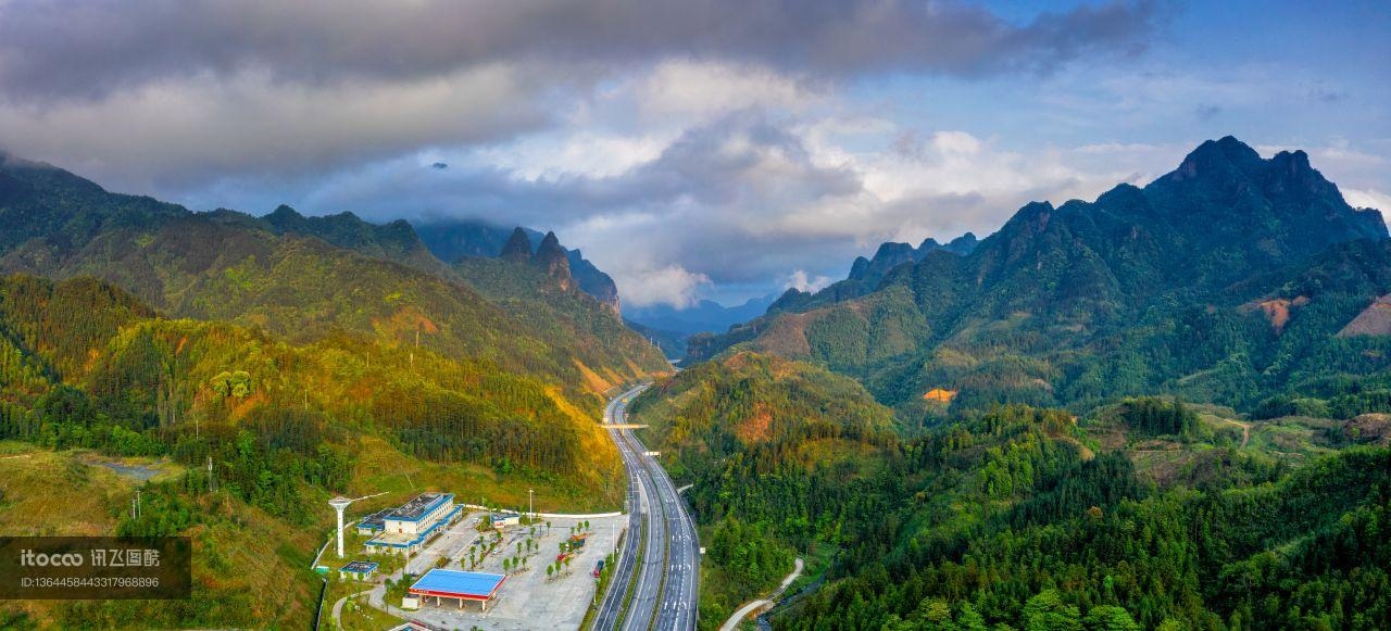 自然风光,山川,全景