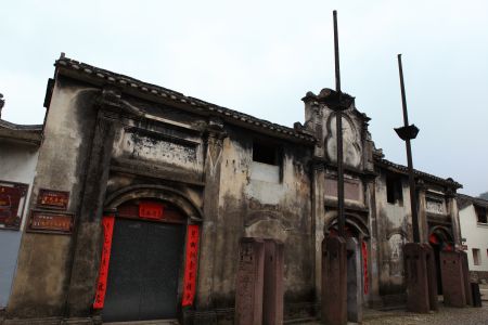 城镇,建筑,宁波,前童古镇,中国,浙江