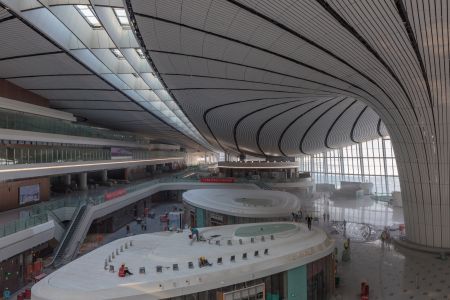 机场,现代建筑,室内,大兴机场,城镇,建筑,北京,大兴国际机场,中国