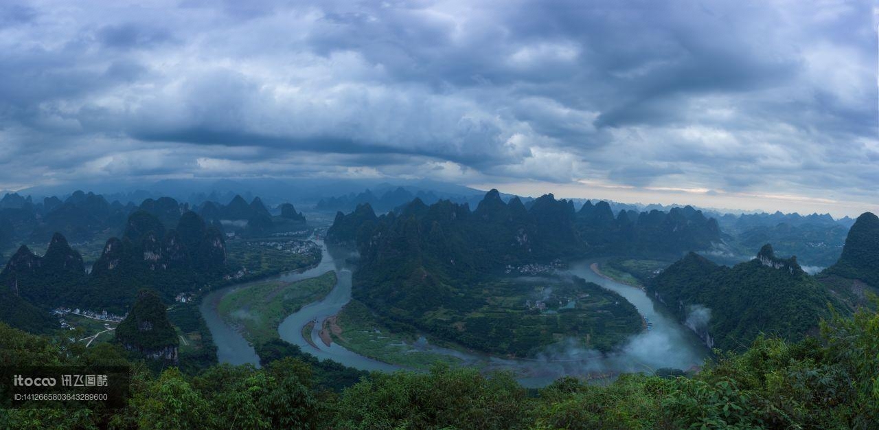 江河,自然风景,自然风光