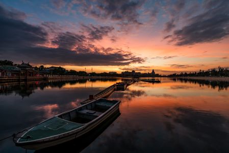 天空,自然图像,气候气象,霞光,湖泊,自然风光