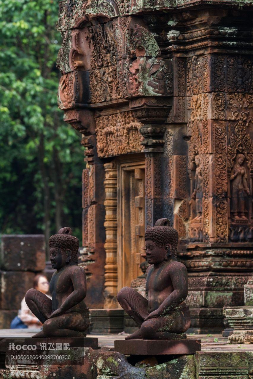 柬埔寨,佛像,国外