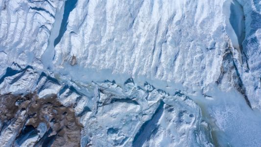 自然风光,冰雪,山峦,雪山,航拍