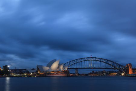 悉尼歌剧院,现代建筑,建筑,自然风光,城镇,海洋,天空,全景,悉尼,国外,澳大利亚