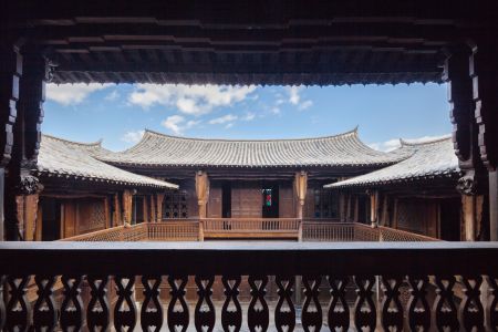 城镇,建筑,红河,中国,云南