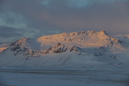 冰岛,教会山,自然风光,雪山,国外