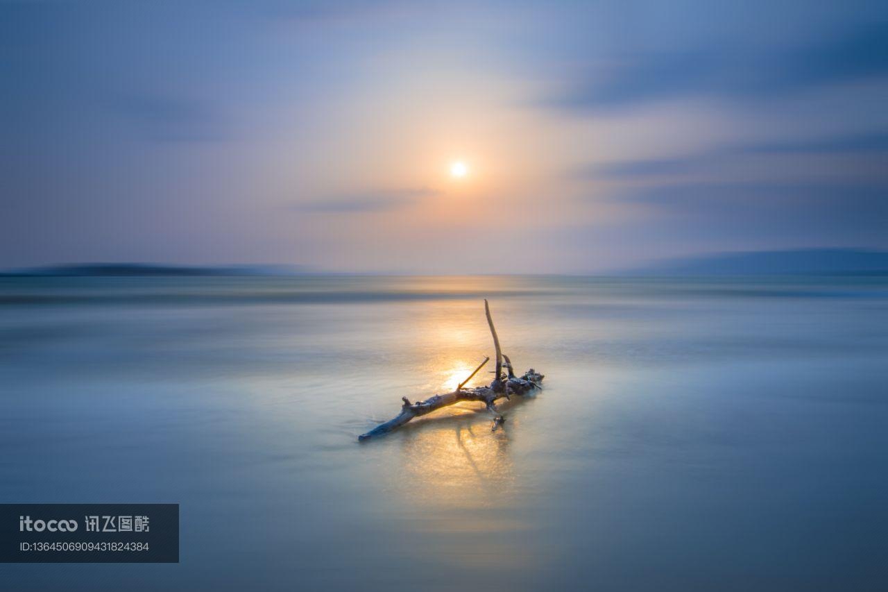 自然风光,天空,湖泊