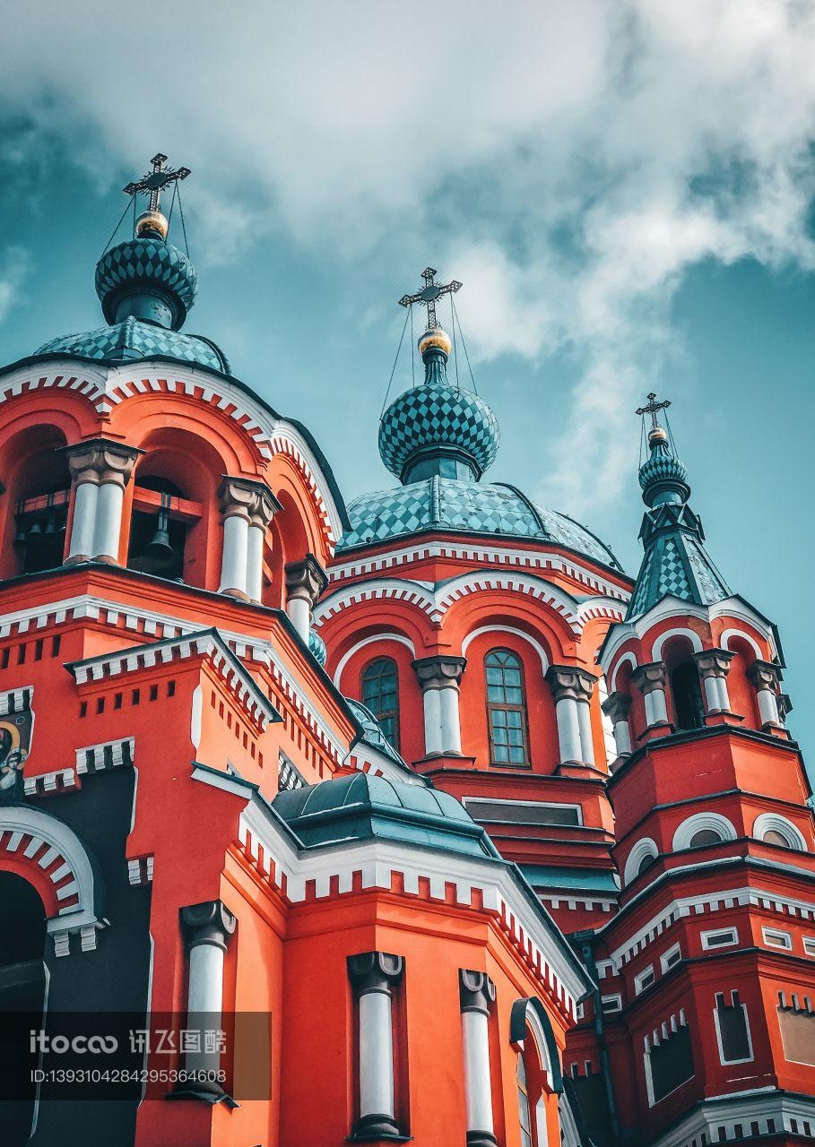 建筑,现代建筑,喀山圣母大教堂