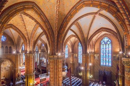 建筑,国外,城镇,教堂,宗教文化,植物,匈牙利,布达佩斯