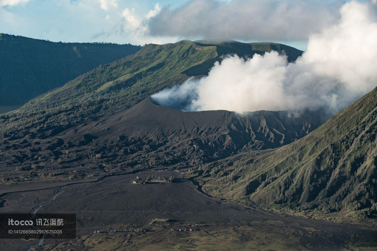 布罗莫火山,自然风景,风光