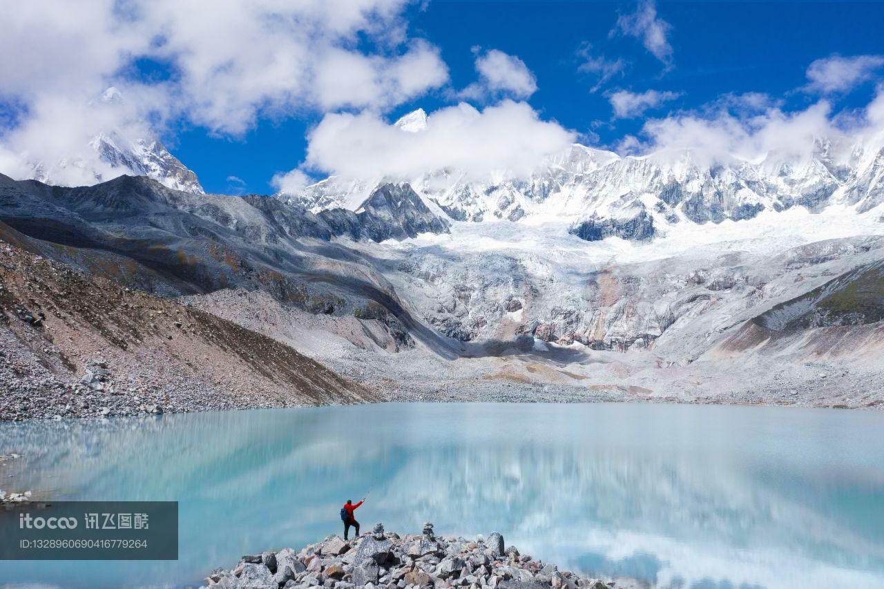 西藏雪山风景图片素材-编号33241983-图行天下