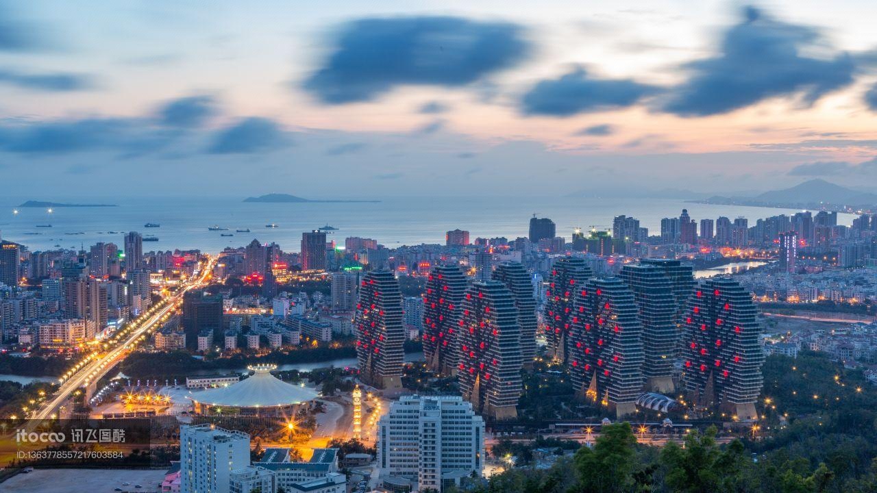 都市,建筑,天空