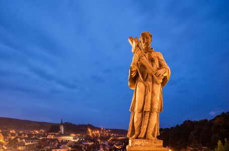 雕塑,建筑,国外,雕像,城镇,捷克