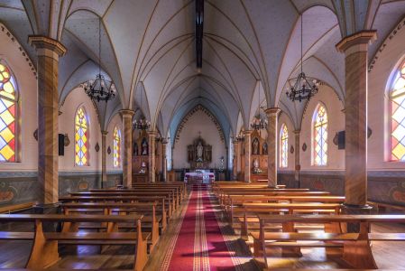 智利,巴拉斯港Puerto Varas,城镇,国外,建筑,教堂,历史古迹,宗教文化