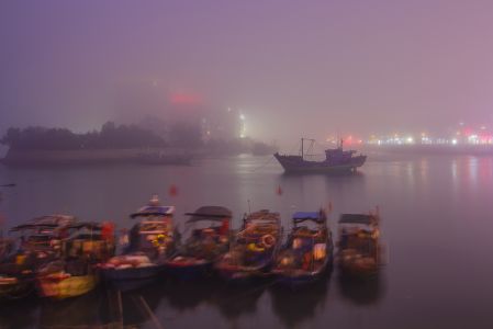 江河,自然风光,全景,天空