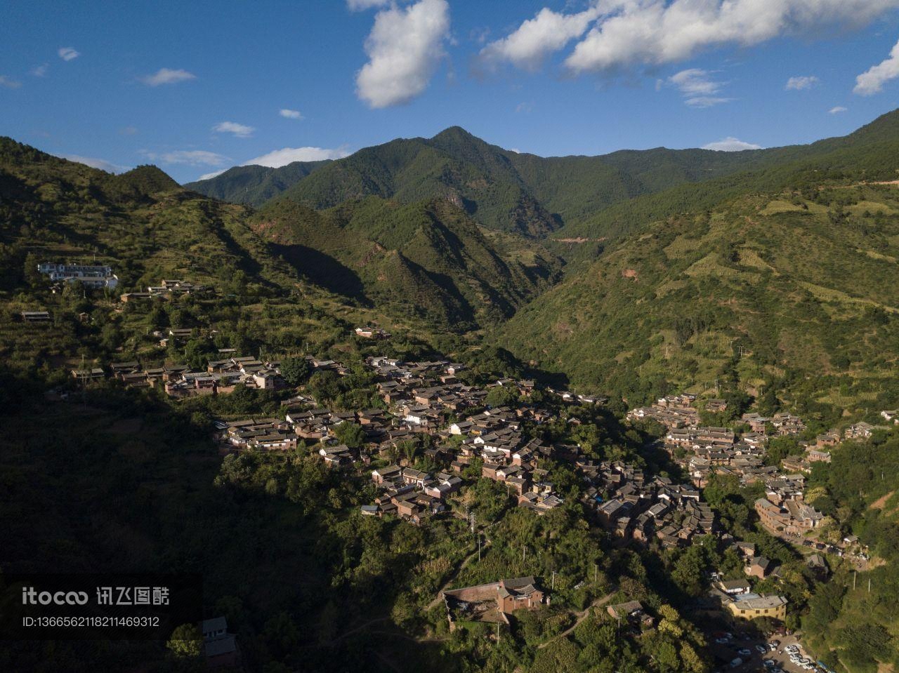 村镇,山川,中国