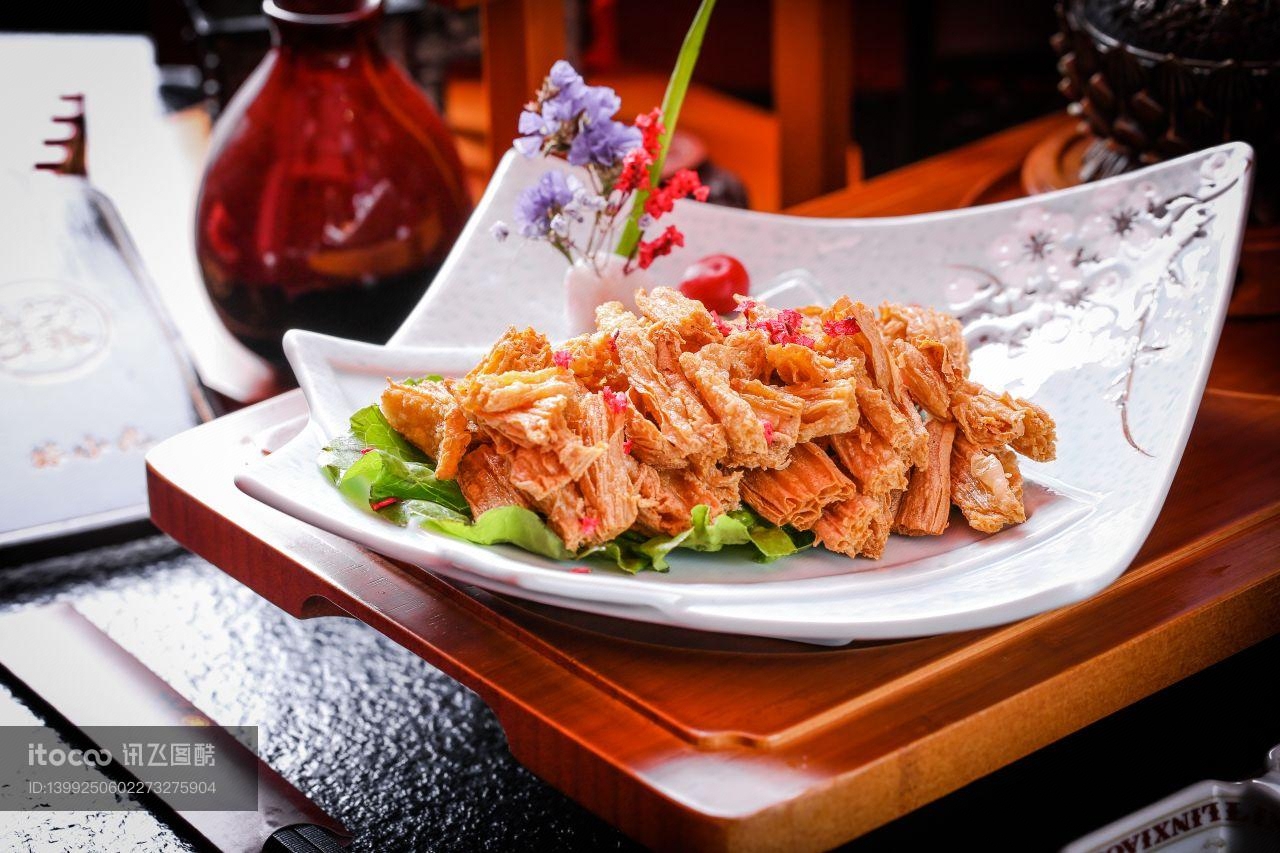 美食,中餐,腐竹