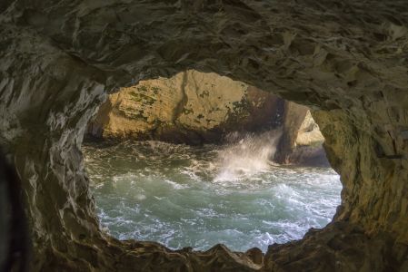 岩洞,自然风光,国外,江河,岩石,以色列