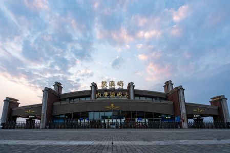 天空,鼓浪屿内厝澳码头,建筑,中国,福建,景点,全景,旅游,城镇,传统建筑,白昼