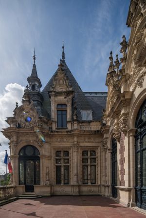 建筑,欧式建筑,城镇,国外,法国,天空