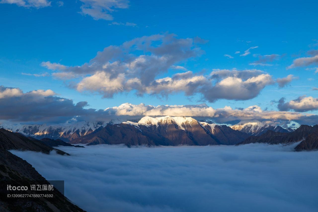 川西,山峦,中国