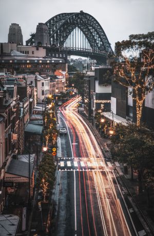 悉尼海港大桥,悉尼,habour brodge,建筑夜景,都市夜景,城市夜景,建筑,道路,澳大利亚,城镇,生活工作,国外,天空,公路,都市,夜晚,全景,背景素材