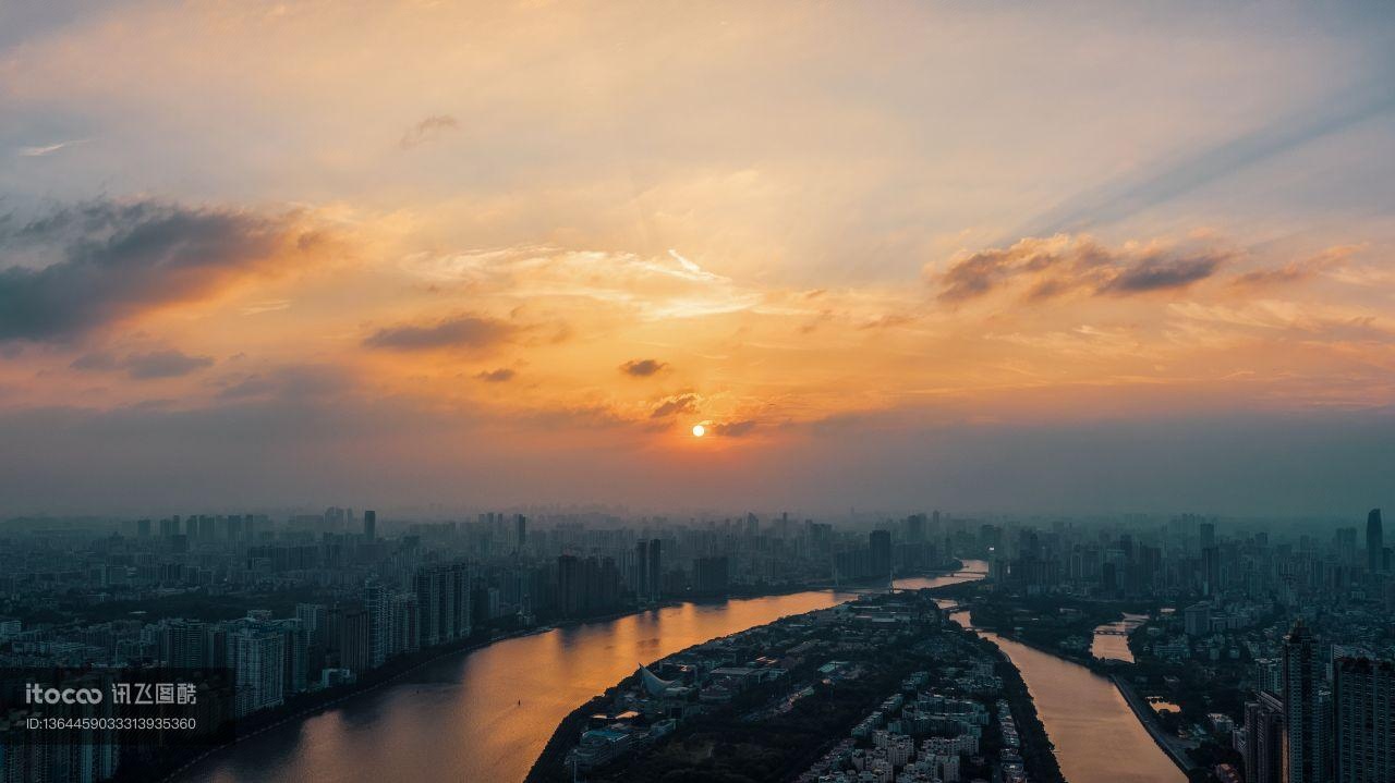 自然风光,城镇