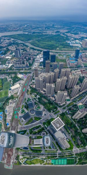 城镇,建筑,都市,俯瞰