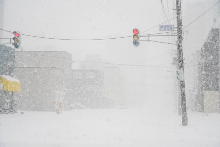 雪,自然风光,道路
