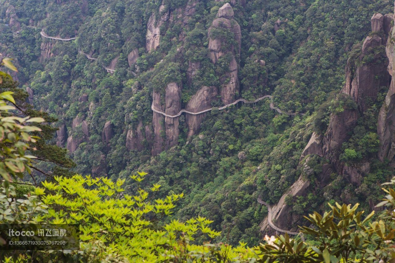 岩石,三清山,中国