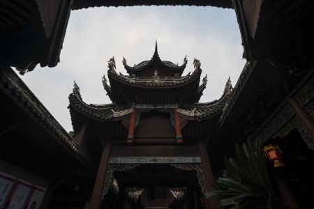 建筑,自贡,盐业历史博物馆,传统建筑,寺塔,中式传统建筑,四川,自然风光