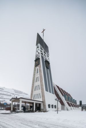 雪,城镇,建筑,天空