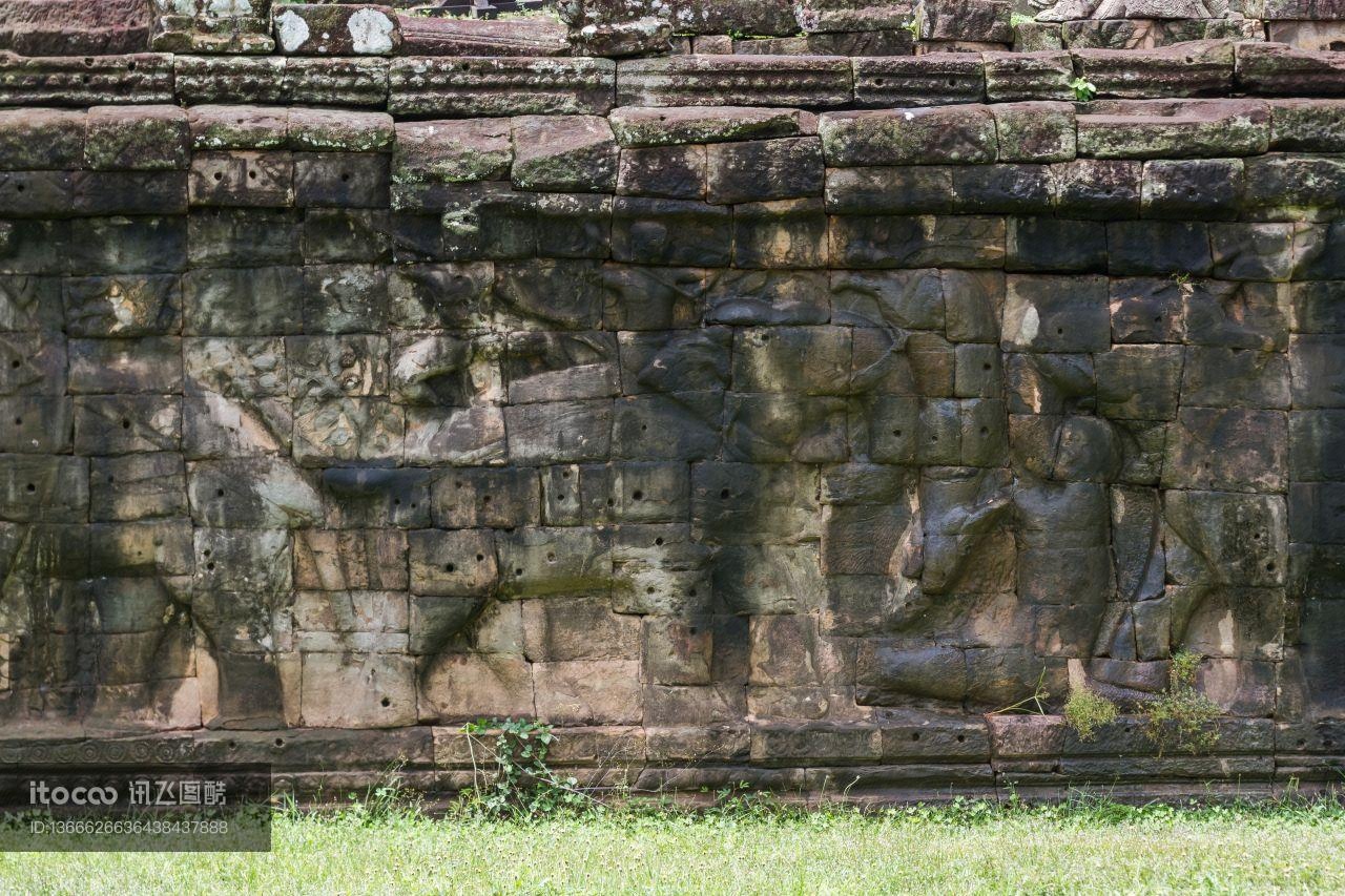 建筑,柬埔寨,历史遗迹