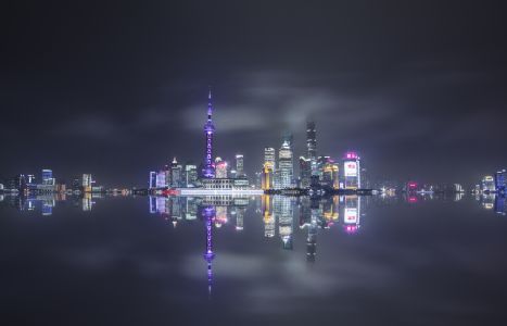 建筑,城镇,上海,都市,夜晚,建筑夜景,夜景照明,都市夜景,上海外滩