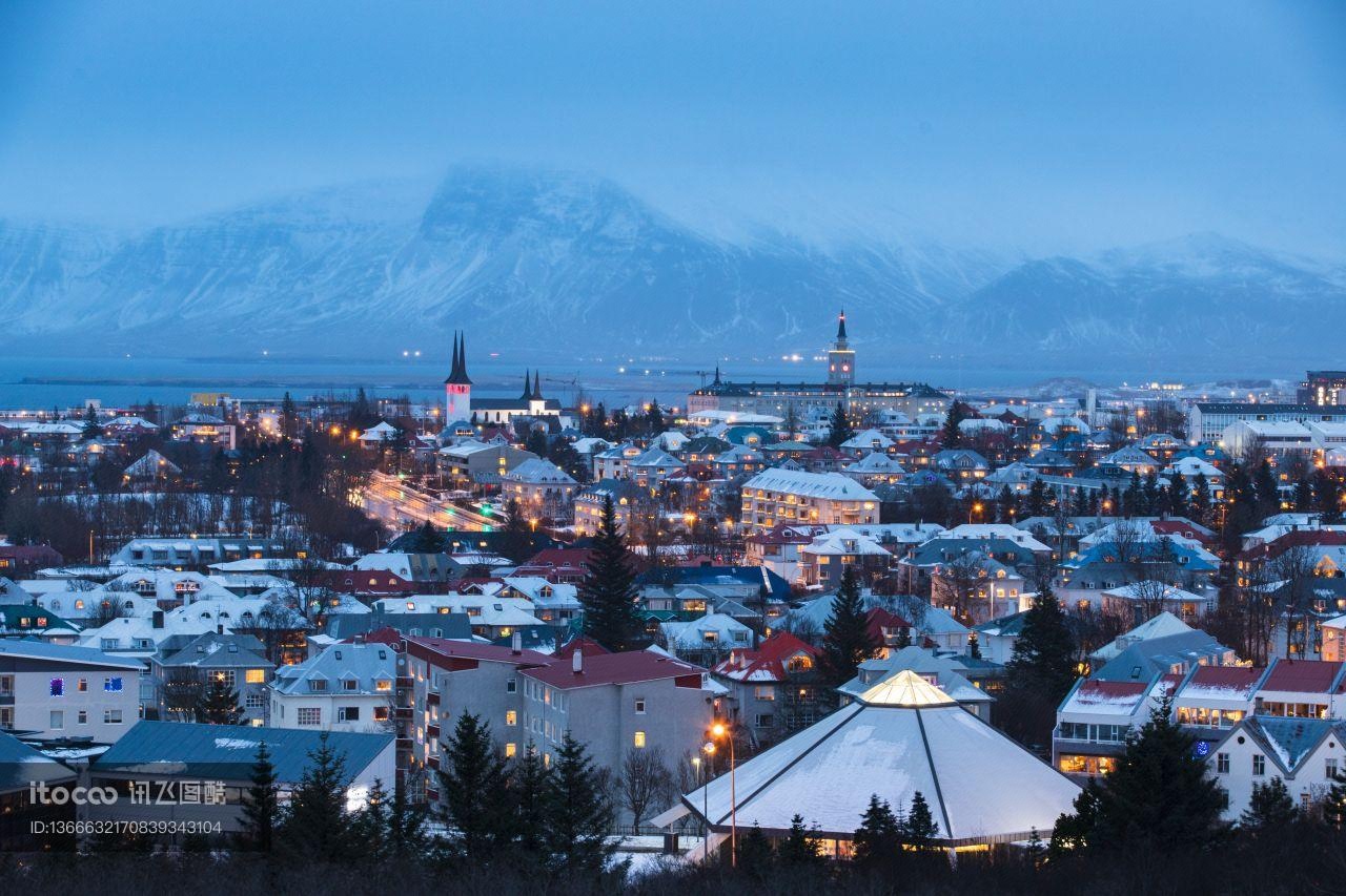 冰岛,雷克雅未克,城镇