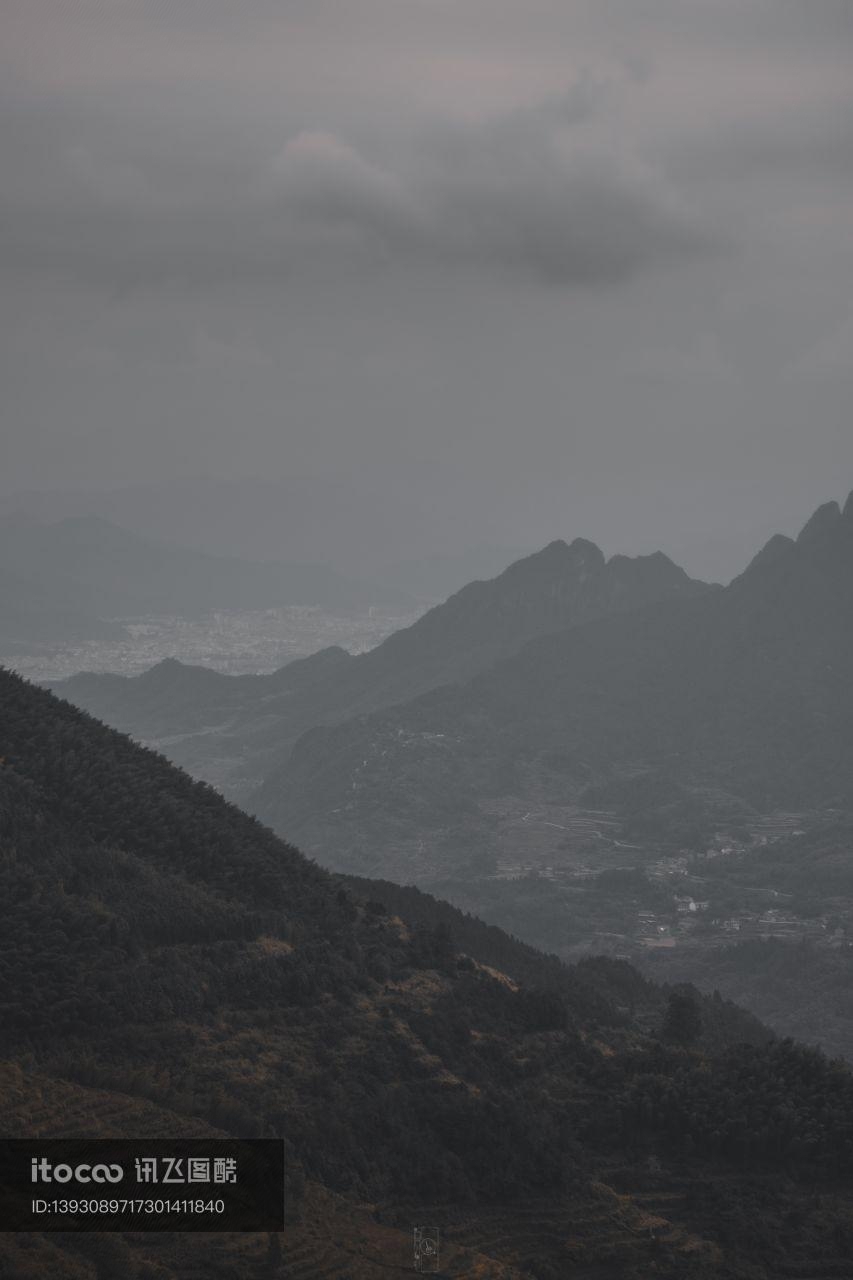 自然风光,山川,天空