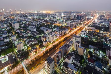 建筑,都市夜景,建筑夜景,鸟瞰图,生活工作