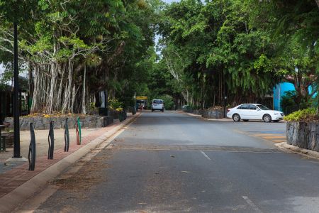 街道,建筑,自然风光,城镇,植物,国外,现代建筑,城市街道,公路,澳大利亚,凯恩斯